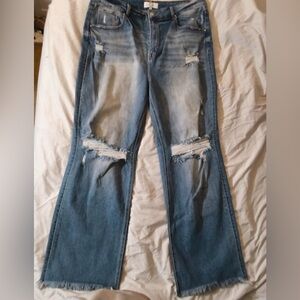 Women’s Boutique Medium Wash Bootcut RISEN jeans - size 3x